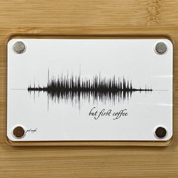 But First Coffee Soundwave Magnet - Picture 2 of 6